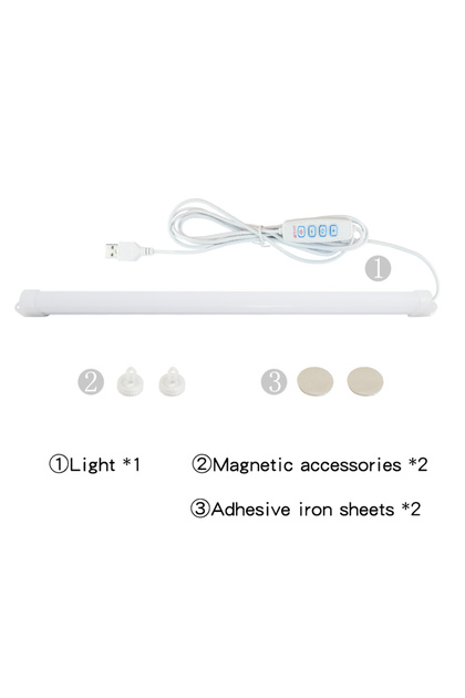 37cm 1PC LED Under Cabinet Lighting USB Plug Dimmable 3 Colour Changes LED Night Light Kitchen Bedro