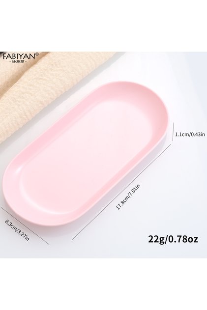 PP material pink PP/Metal Nail Art Storage Tray Nail Polish Organizer Nail Tools Tweezers Clippers C