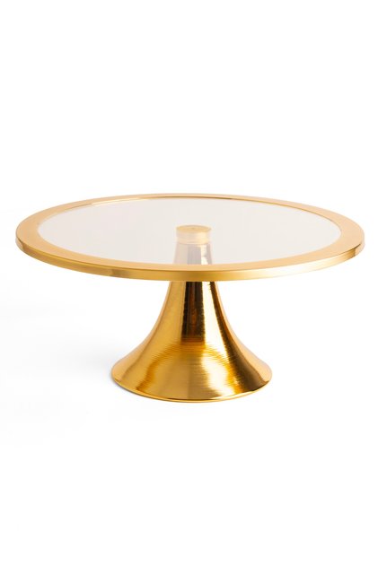 Footed Gold Color Round Cake Stand, cake, cookies, presentation Stand, dowry, wedding Gift