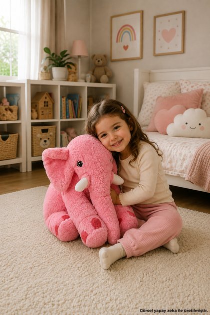 Pandamkee My Sleeping Buddy Elephant - Large Soft Plush Elephant 65 cm