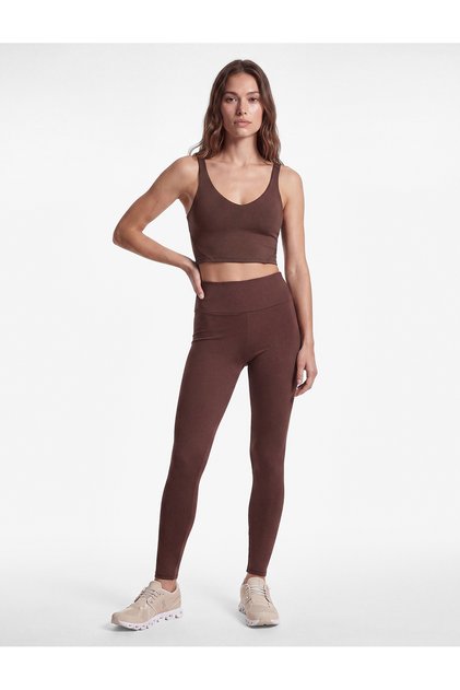 High Waist Stitching Detailed Sports Leggings