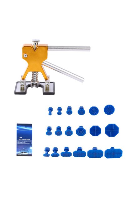 as picture shows Car Body Sheet Metal Paintless Dent Plastic Puller Kit Auto Hail Pit Removal Repair