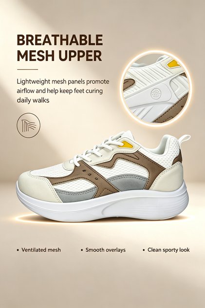 Men's Breathable Mesh Athletic Sneakers