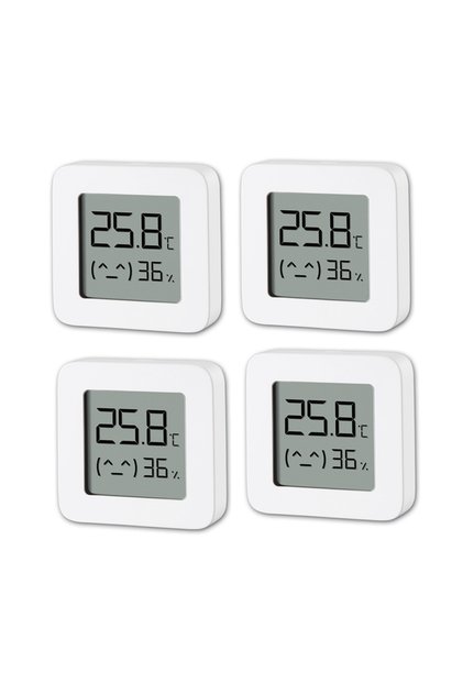 4 pcs Thermometer 2 Electric Bluetooth Wireless Smart Hygrometer Thermometer Temperature