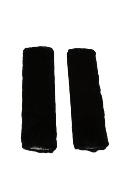 Black New 2 Pcs Car Seatbelt Shoulder Pad Comfortable Driving Seat Belt Vehicle Soft Plush Auto Stra