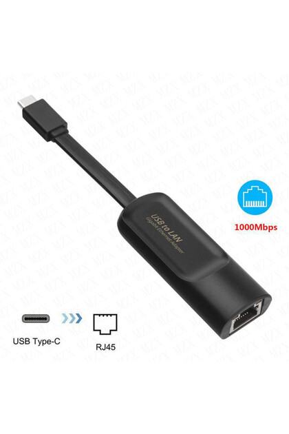 1000M Type C to RJ45 2.5G 1000M Gigabit USB 3.0 Network Card Ethernet Adapter Wired Type A C to RJ45