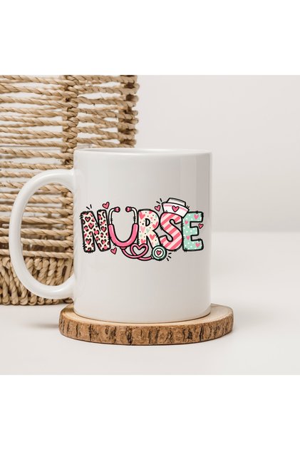 Hemşirelere Özel Tasarım Nurse Kupa Bardak, Hemşireye Hediye Kupa Bardak, Nurse Kupa Bardak,