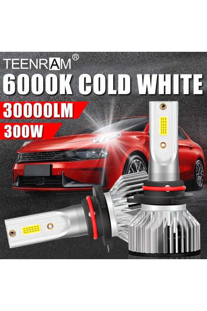 H11 30000LM H7 Canbus LED Headlight Bulbs 300W 9005 HB3 9006 HB4 H1 H4 H11 H13 9004 9007 Turbo Auto