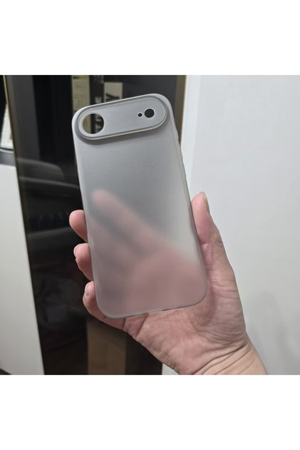 For iPhone 17 Air GRAY Luxury Ultra Thin PP Hard Case for iPhone Air 17 Air 17 Pro Max Clear Translu