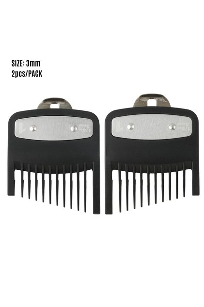 3mm 2Pcs Professional Sideburns Barber Haircut Guide Comb Hair Clipper Limit Combs Trimmer Guards At