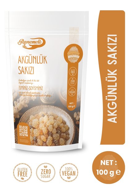 Akgünlük Sakızı - 100g - Boswellia Serrata Ağacından %100 Doğal Taze