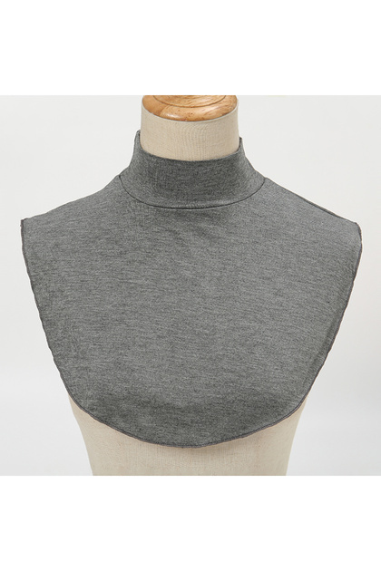 04 Winter Modal High Nack Fake Collar Women Solid Color Fashion Warm Detachable Collar Elastic Jerse