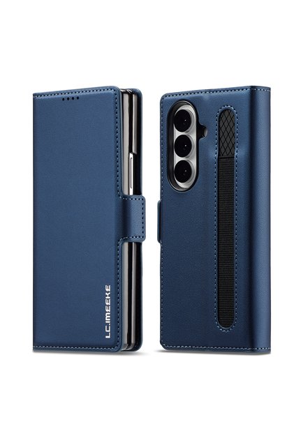 Zfold5 5G lan Luxury Leather Phone Case For Samsung Galaxy Z Fold 7 6 5 4 3 cover holder fashion ca