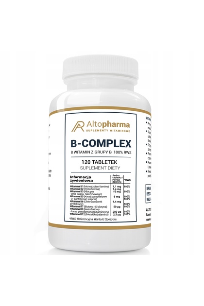 Complex de Vitamina B 100% Rws 120 Comprimate