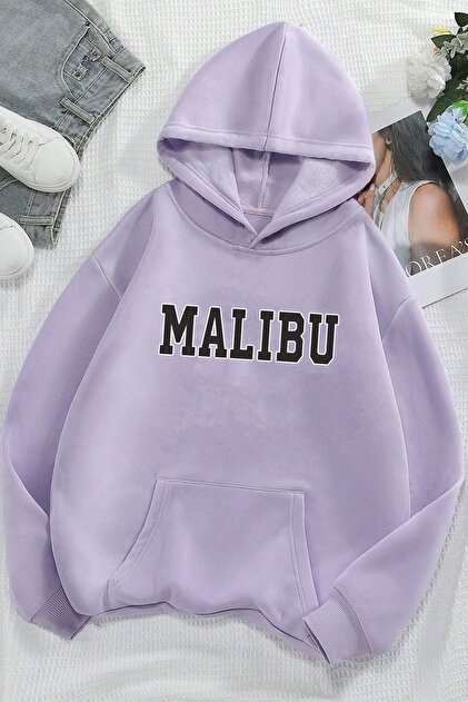 Unisex Malibu Printed Oversize Sweatshirt