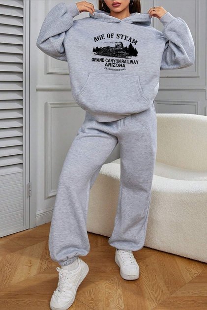 Age of Steam Printed Unisex Tracksuit Set
