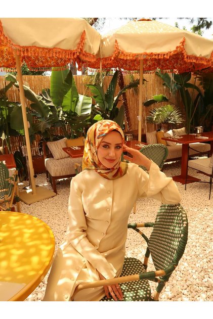 وشاح روزيل ديسين ذا تنسل إديت - أخضر عصري