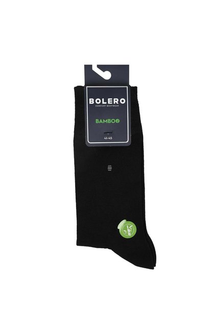 Men's Premium Stitch-Free Striped Square Bamboo Socks Black