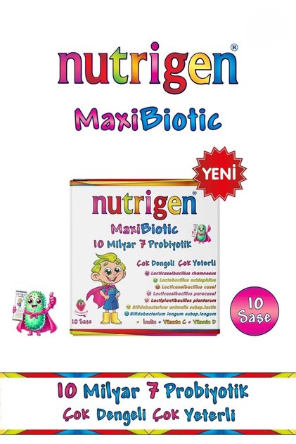 Maxibiotic 10 Milyar 7 Probiyotik 10 Saşe