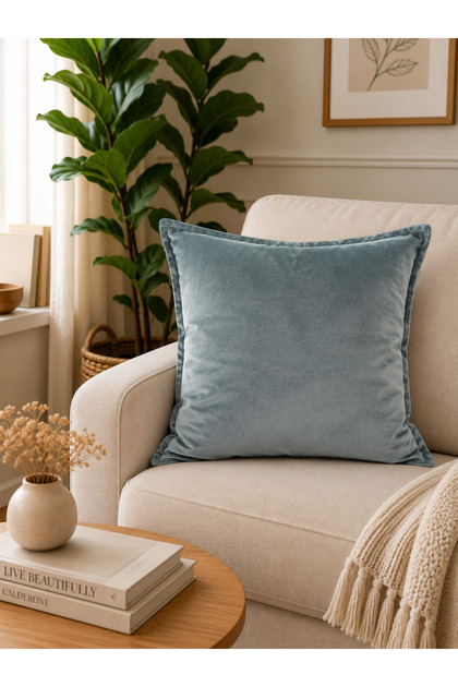 Velvet Throw Pillow Case Mint Green Velvet Throw Pillow Case