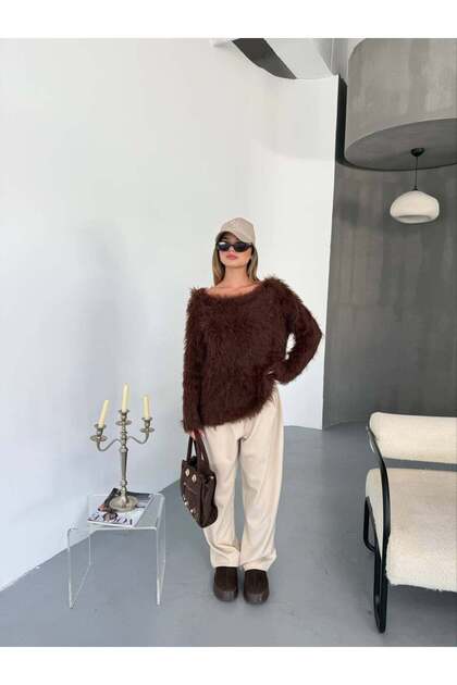 Furry Knitwear Sweater