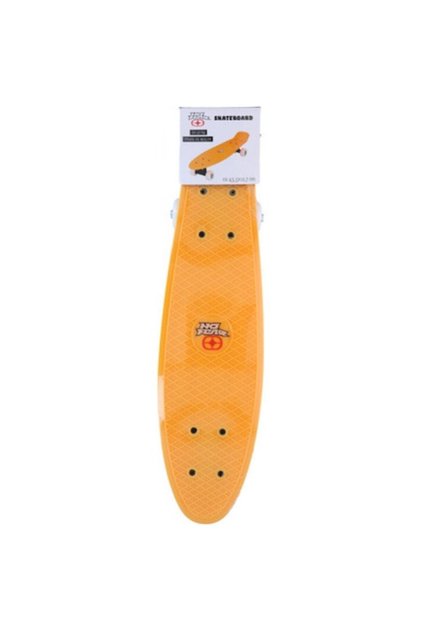 Skateboard pentru copii, 57x15x9cm PP/PVC, portocaliu