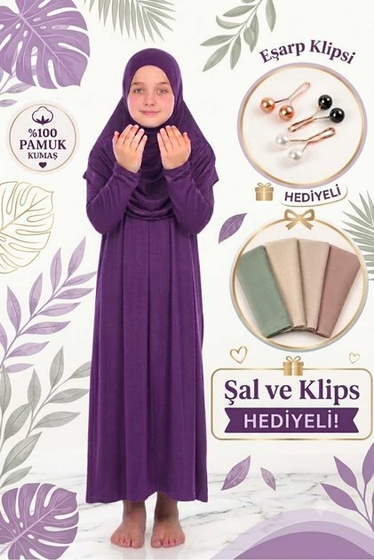 ÇOCUK NAMAZ KIYAFETİ-MÜRDÜM