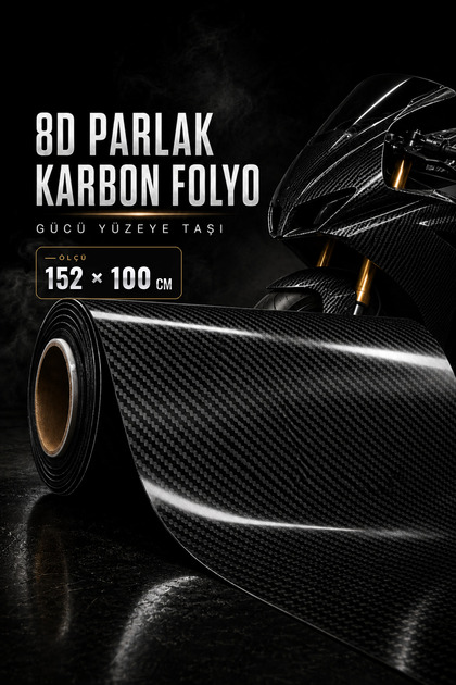 8D Carbon Plating Foil Stretching Air Channeling 1St for Motorcycle-Helmet-Car Quality (Select Size)