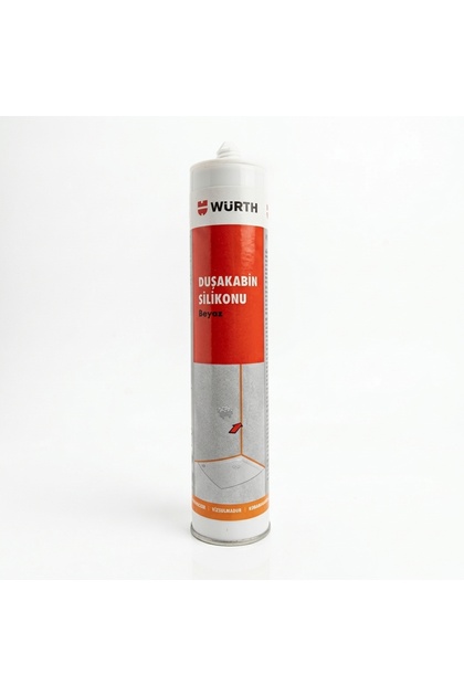 Duşakabin Silikonu Beyaz 310 ml - (Küf Önleyici Banyo Mutfak Sızdırmazlık Silikonu)
