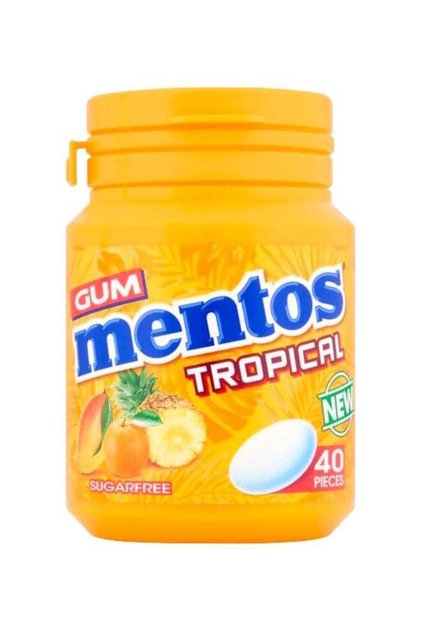 Pure Fresh Tropical Flavour Sugarfree Chewing Gum, 50 Pieces 100g