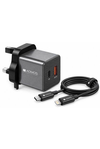 AM925 25W GaN Wall Charger | PD 25W & QC 3.0 Fast Charging Adapter for Smartphones, Tablets & Other Devices