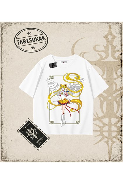 Sailor Moon Anime Printed Oversize Unisex T-Shirt