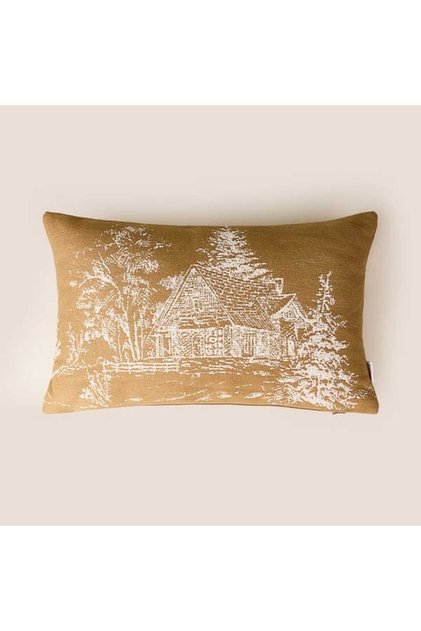 Soft Casa Kırlent - Hardal - 35x55 cm