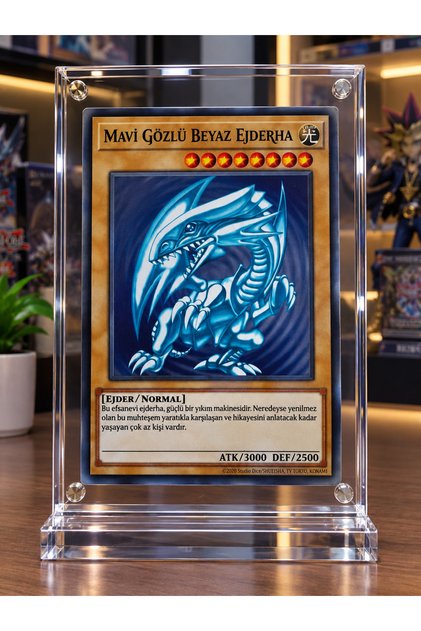 Yu-Gi-Oh! Türkçe Mavi Gözlü Beyaz Ejder Kartı