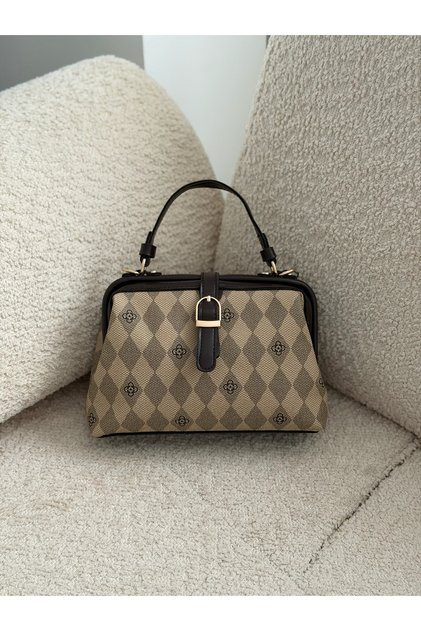 Suede Scholarship Hand and Shoulder Women's Bag