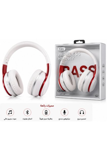 سماعة رأس لاسلكية Giby CA-046 بصوت ستيريو وباس قوي