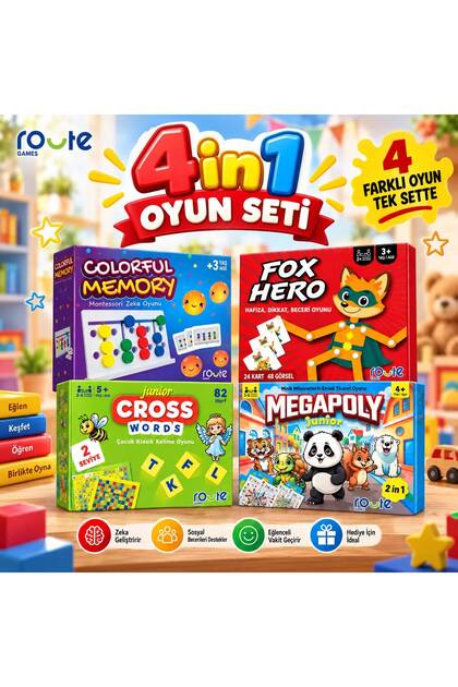 4 İN 1 OYUN SETİ