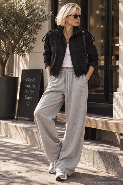 Women's noir suede bomber jacket