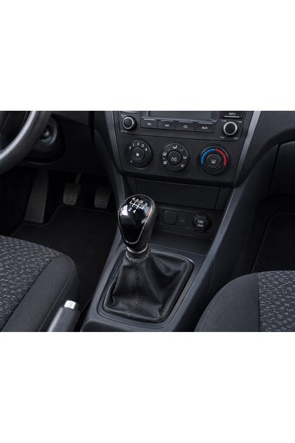 Hyundai İ30 Gear Knob Compatible with 2008-2012 Models Leather Covering Black Shade