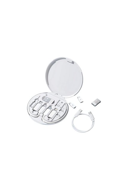 Σετ προσαρμογέων 5 σε 1 για κινητά, σε θήκη, USB-C, micro USB, USB-A, Lightning, 8,25x1 εκ.