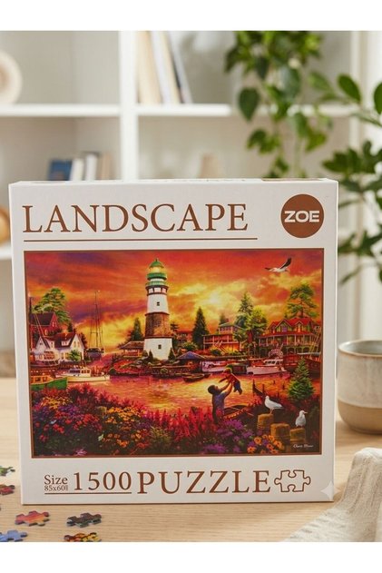1500 Parça Puzzle Landscape Hayaller Limanında Mutlu Günler / Happy Days in the Harbor of Dreams