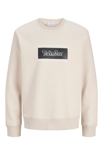 JJBUSTER Erkek Bisiklet Yaka Sweatshirt Günlük Rahat