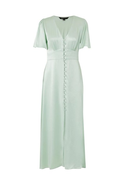 Erin V-Neck Midi Dress, Slim Fit, Lightweight Viscose Fabric, Fashionable and Elegant