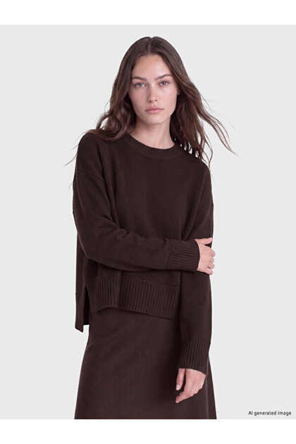 Quality Pieces from Çelebi Store Zero Roba Collar Women's Knitwear Sweater