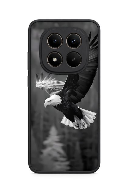Redmi Note 15 Pro Plus 5g Compatible White Eagle Patterned Shockproof Case with Camera Protection