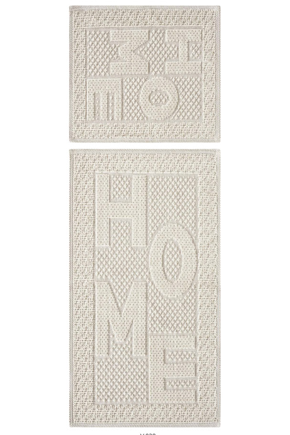 2-Piece Terry Cloth Bath Set (BATHROOM TEXTILES/MODERN/NATURAL/SIMPLE/STYLISH NON-SLIP BOTTOM)