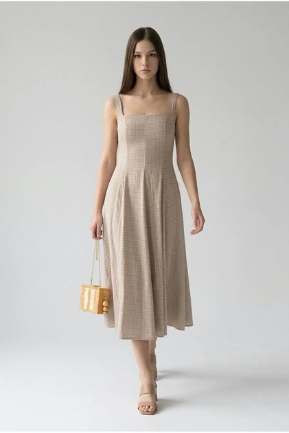 Piticareli Thick Strappy Pocketed Flawed Long Dress