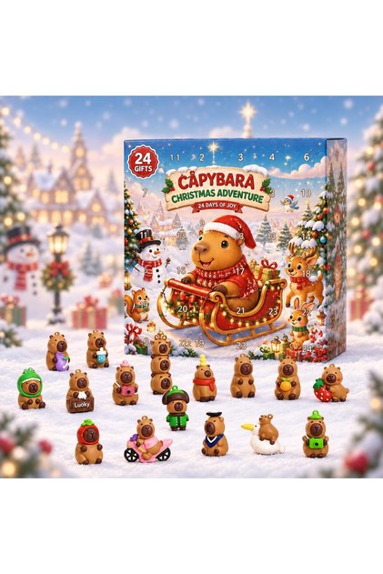 Ημερολόγιο Advent Καπιμπάρα 2026 24 Ημέρες Χριστουγέννων