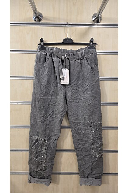 Italian Trousers with Sequin Detail