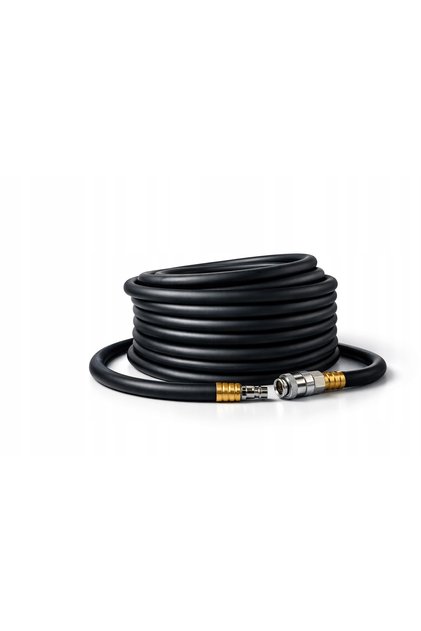 Furtun pneumatic de aer de 15M pentru compresor, 10x17MM, din cauciuc, flexibil și rezistent.